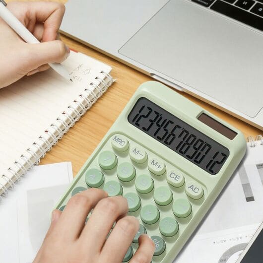 Calculadora e notas com números